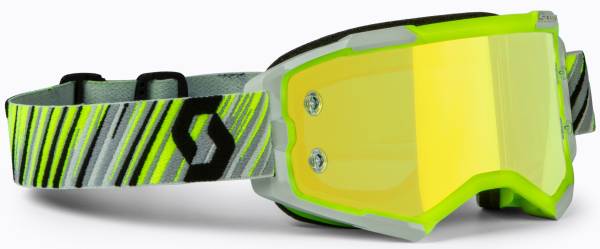 SCOTT - FURY GOGGLE YELLOW/GREY YELLOW CHROME WORKS - Image 1