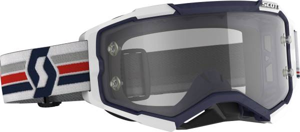 SCOTT - FURY GOGGLE BLUE/WHITE CLEAR WORKS LENS - Image 1