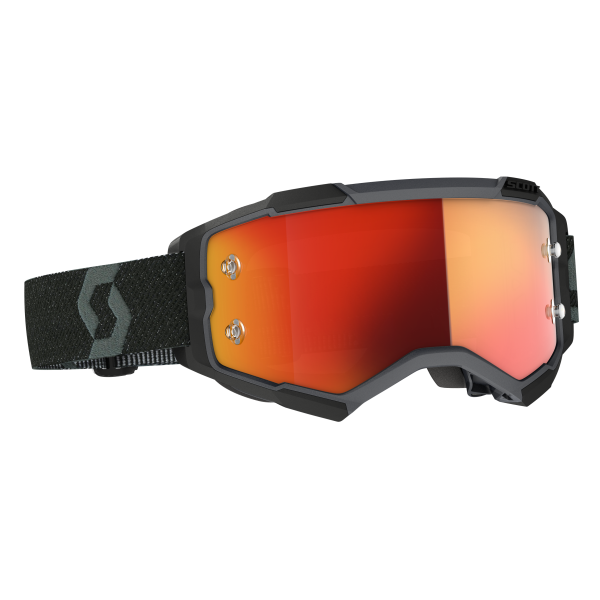 SCOTT - FURY GOGGLE BLACK ORANGE CHROME WORKS LENS - Image 1