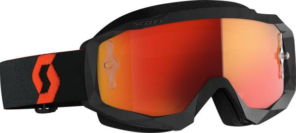 SCOTT - HUSTLE X MX GOGGLE ORANGE/BLK ORANGE CHROME WORKS - Image 1