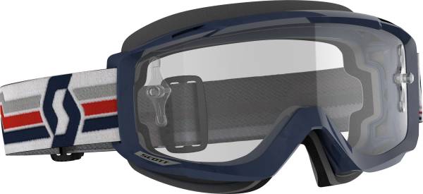 SCOTT - SPLIT OTG GOGGLE BLUE/WHITE CLEAR WORKS - Image 1