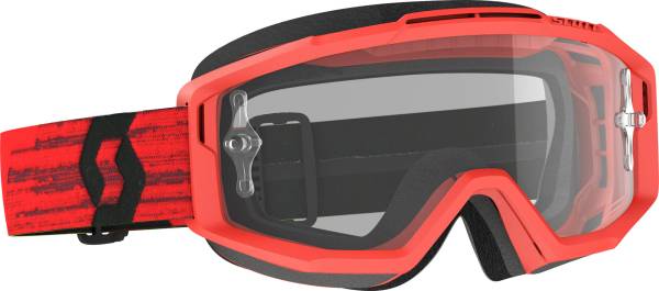 SCOTT - SPLIT OTG GOGGLE DARK RED W/CLEAR WORKS LENS - Image 1