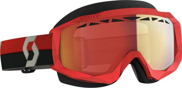 SCOTT - HUSTLE X SNWCRS GOGGLE RED/GRY ENHANCER RED CHROME - Image 1