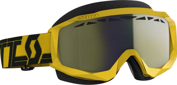 SCOTT - HUSTLE X SNWCRS GOGGLE YLW/BLK ENHANCER YELLOW CHROME - Image 1