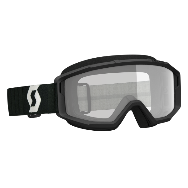 SCOTT - PRIMAL GOGGLE BLACK/GREY CLEAR LENS - Image 1