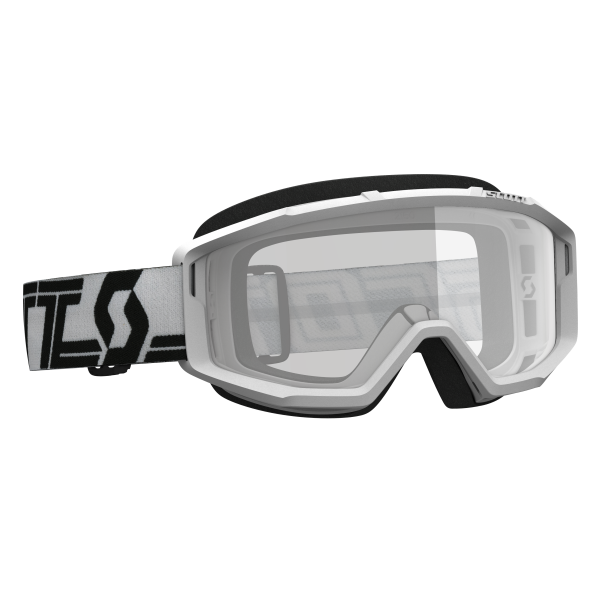 SCOTT - PRIMAL GOGGLE WHITE/BLACK CLEAR LENS - Image 1