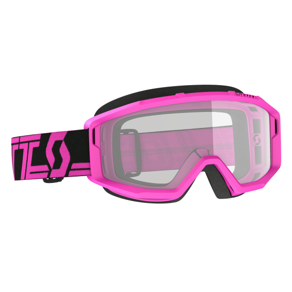 SCOTT - PRIMAL GOGGLE PINK/BLACK CLEAR LENS - Image 1