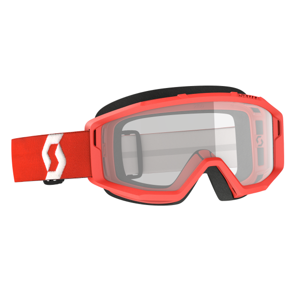 SCOTT - PRIMAL GOGGLE RED CLEAR LENS - Image 1