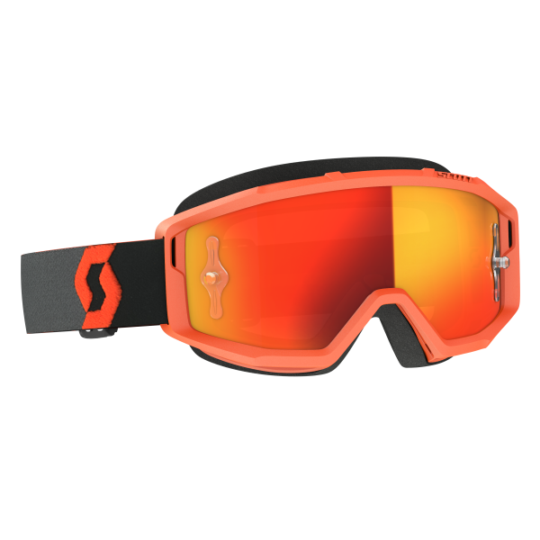 SCOTT - PRIMAL GOGGLE ORANGE/BLACK ORANGE CHROME WORKS LENS - Image 1