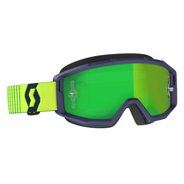 SCOTT - PRIMAL GOGGLE BLUE/YELLOW GREEN CHROME WORKS LENS - Image 1