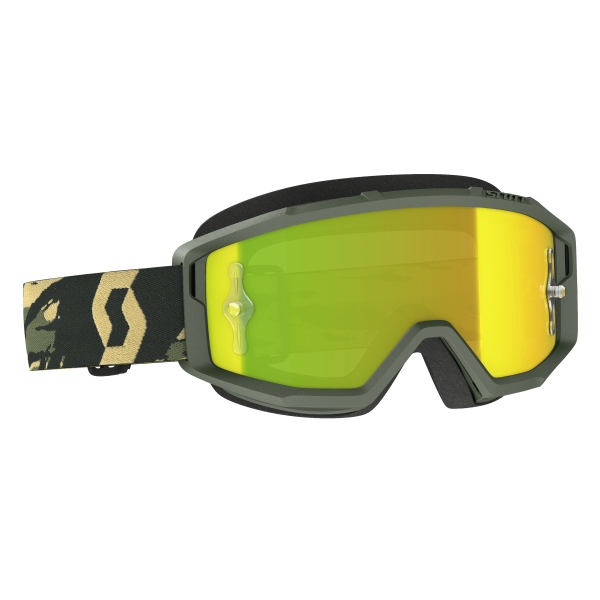 SCOTT - PRIMAL GOGGLE CAMO/KHAKI YELLOW CHROME WORKS LENS - Image 1