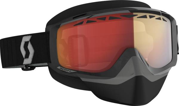 SCOTT - SPLIT OTG SNWCRS LS GOGGLE BLK /GRY LGHT SENSITIVE RED CHROME - Image 1