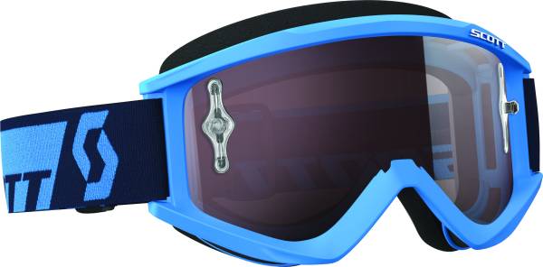 SCOTT - RECOIL XI GOGGLE BLUE W/SILVER CHROME LENS - Image 1