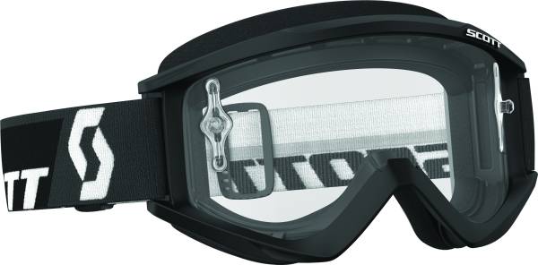 SCOTT - RECOIL XI GOGGLE BLACK W/CLEAR LENS - Image 1