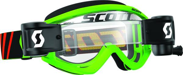 SCOTT - RECOIL XI GOGGLE WFS BLACK/FLO GREEN - Image 1