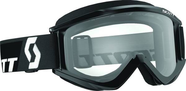 SCOTT - RECOIL XI SAND/DUST GOGGLE BLACK W/CLEAR LENS - Image 1