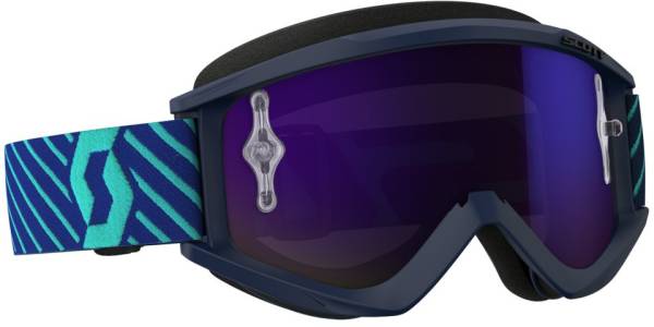 SCOTT - RECOIL XI GOGGLE BLUE W/PURPLE CHROME LENS - Image 1