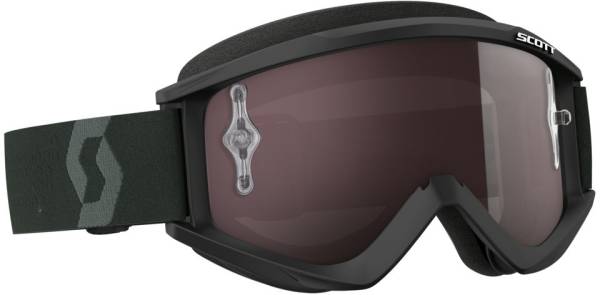 SCOTT - RECOIL XI GOGGLE BLACK/WHITE W/SILVER CHROME LENS - Image 1