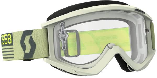 SCOTT - RECOIL XI GOGGLE BEIGE/BROWN W/CLEAR WORKS LENS - Image 1