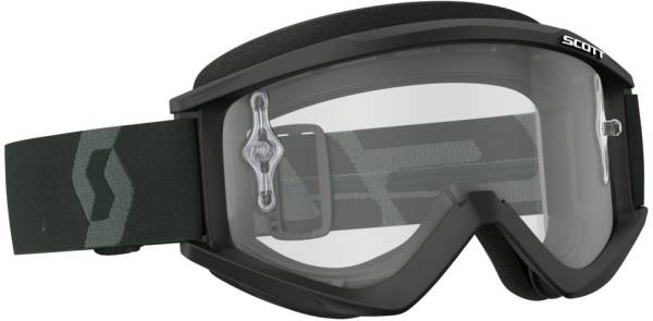 SCOTT - RECOIL XI GOGGLE BLACK/WHITE W/CLEAR WORKS LENS - Image 1