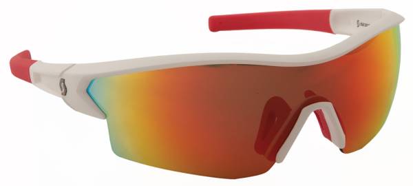 SCOTT - LEAP SUNGLASSES WHITE/RED W/RED ION LENS - Image 1