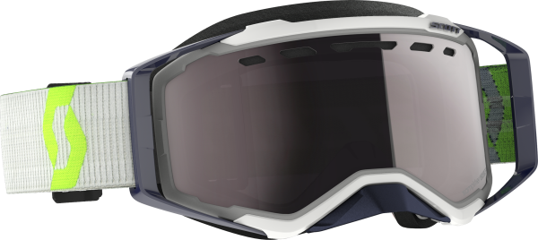 SCOTT - PROSPECT GOGGLE SNOW CROSS GREY/YLW W/ENH SILVER CHROME - Image 1