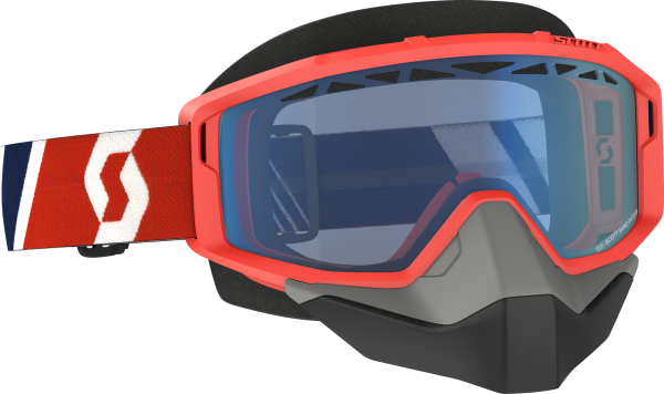 SCOTT - PRIMAL GOGGLE SNOW CROSS RED/BLUE W/BLUE - Image 1