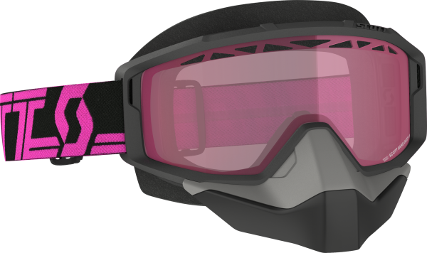 SCOTT - PRIMAL GOGGLE SNOW CROSS BLACK/PINK W/ROSE - Image 1