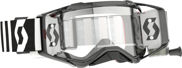 SCOTT - PROSPECT WFS GOGGLE RACING BLK/WHT CLEAR WORKS - Image 1