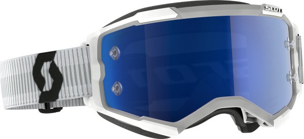 SCOTT - FURY GOGGLE WHITE BLUE CHROME WORKS - Image 1