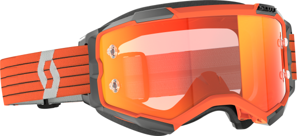 SCOTT - FURY GOGGLE ORANGE/GREY ORANGE CHROME WORKS - Image 1