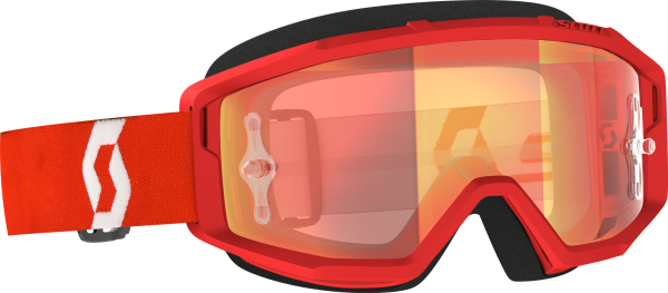 SCOTT - PRIMAL GOGGLE RED/WHITE ORANGE CHROME WORKS - Image 1