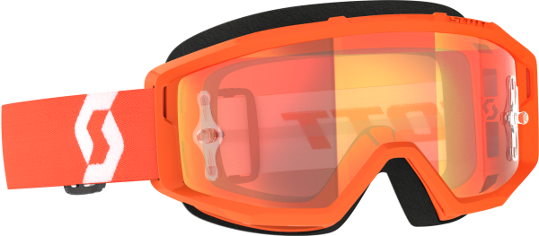 SCOTT - PRIMAL GOGGLE ORANGE/WHITE ORANGE CHROME WORKS - Image 1