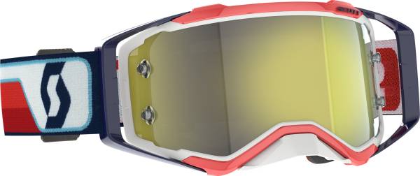 SCOTT - PROSPECT GOGGLE RED/WHITE YELLOW CHROME WORKS - Image 1