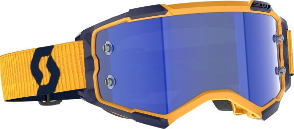 SCOTT - FURY GOGGLE DRK YLW/DRK BLU BLU CHRM WORKS - Image 1