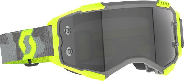 SCOTT - FURY LS GOGGLE LT GREY/NEON YLW GREY WORKS - Image 1