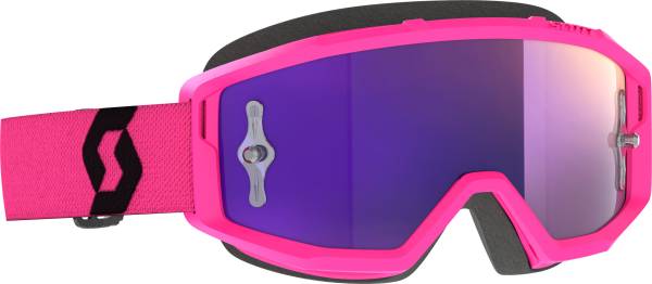 SCOTT - PRIMAL GOGGLE PINK/BLACK PURPLE CHROME WORKS - Image 1