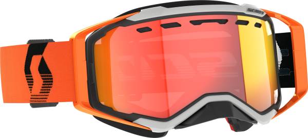 SCOTT - PROSPECT SNWCRSS LS GOGGLE GREY/ORANGE RED CHROME - Image 1