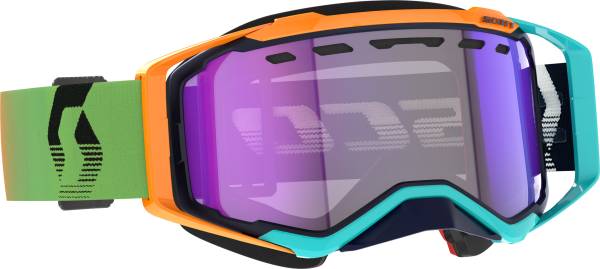 SCOTT - PROSPECT SNWCRSS LS GOGGLE BLUE/ORANGE BLUE CHROME - Image 1