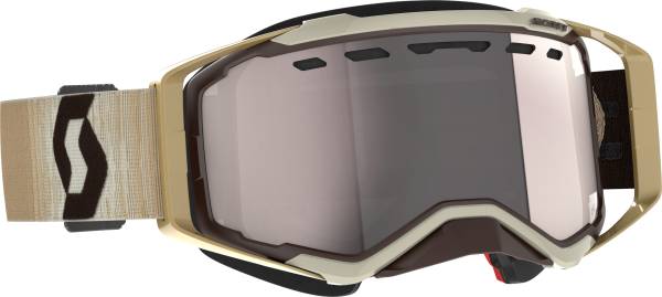 SCOTT - PROSPECT SNWCRSS GOGGLE BEIGE/BRN ENHNCR SLVR CHROME - Image 1