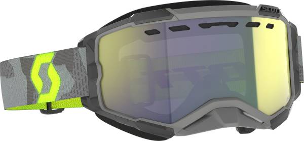 SCOTT - FURY SNOWCROSS GOGGLE LT GRY/NEN YLW ENHCR YLW CHRM - Image 1