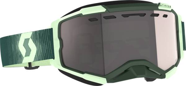 SCOTT - FURY SNOWCROSS GOGGLE DRK GRN/MNT GRN ENHCR SLV CHRM - Image 1