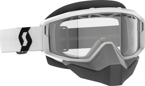 SCOTT - PRIMAL SNOWCROSS GOGGLE WHITE CLEAR LENS - Image 1