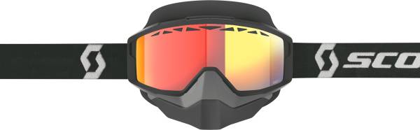 SCOTT - SPLIT OTG SNWCRSS LS GOGGLE BLK/WHT RED CHROME - Image 1