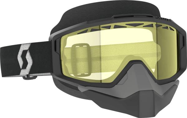 SCOTT - SPLIT OTG SNWCRSS GOGGLE BLACK/WHITE YELLOW LENS - Image 1