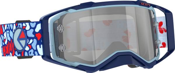 SCOTT - PROSPECT GOGGLE ETHIKA BLUE/RED SILVER CHROME WORKS - Image 1