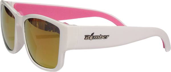 BOMBER - GOMER BOMB FLOATING EYEWEAR GLOSS WHITE W/RED MIRROR LENS - Image 1