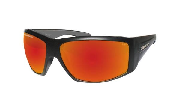 BOMBER - AHI BOMB EYEWEAR MATTE BLACK W/RED MIRROR POLARIZED - Image 1