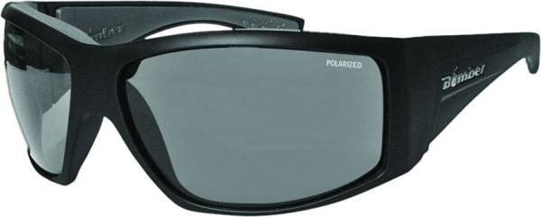 BOMBER - AHI BOMB EYEWEAR MATTE BLACK W/SMOKE POLARIZED LENS - Image 1