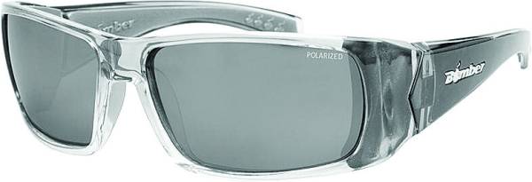 BOMBER - PIPE BOMB EYEWEAR SMOKE W/SILVER MIRROR POLARIZED LENS - Image 1